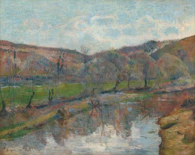 Bretaňská krajina, 1888. od Paul Gauguin