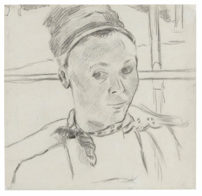 Busta mladé bretaňské ženy (pravděpodobně Marie Lagadu) od Paul Gauguin
