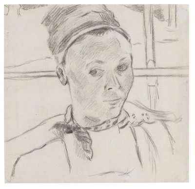 Busta mladé Bretonky (možná Marie Lagadu) od Paul Gauguin