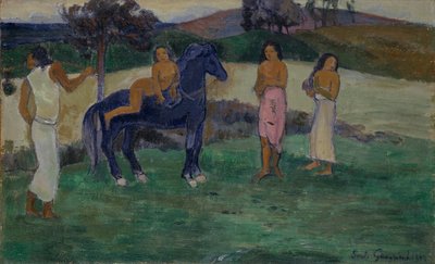Kompozice s postavami a koněm, 1902. od Paul Gauguin