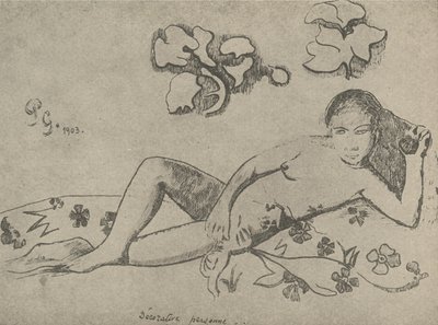 Dekorativní figura, 1936. od Paul Gauguin