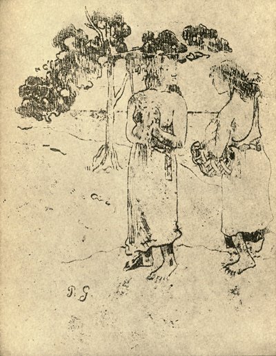 Kresba, 1936 od Paul Gauguin