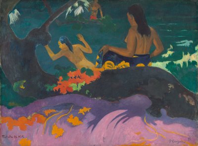 U moře od Paul Gauguin