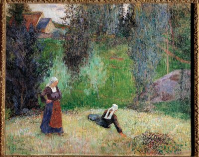 Obraz První květy Bretaně od Paula Gauguina (1848-1903) od Paul Gauguin