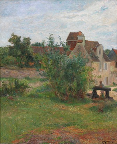 Francouzsky: La Ferme de Busagny à Osny Farma Busagny, Osny od Paul Gauguin