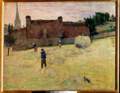 Seno v Bretani Obraz Paula Gauguina (1848-1903) 1888 Ne. 0,73 x 0,92 m Paříž, musee d