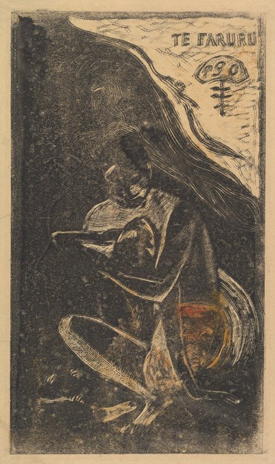 Here We Make Love Te Faruru, z vůně Noa Noa, 1893-94. od Paul Gauguin