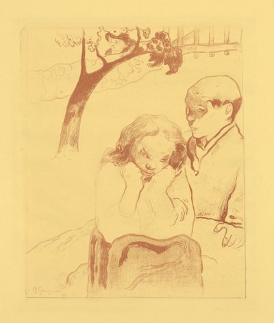 Lidská bída od Paul Gauguin