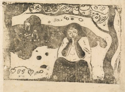 Lidský smutek (Miseres humaines) od Paul Gauguin