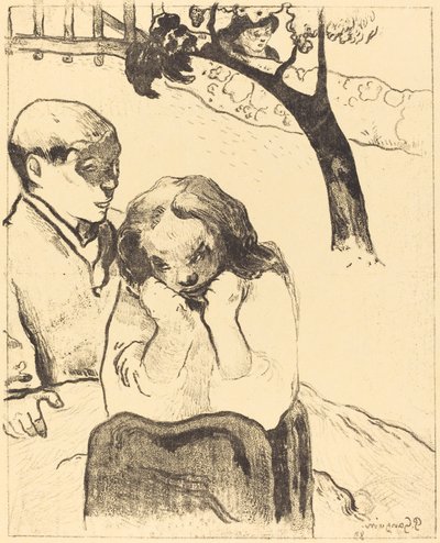 Human Sorrow Miseres humaines, 1889 od Paul Gauguin