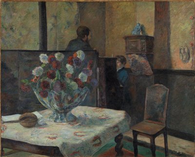 Interiér malíře Paris, rue Carcel, 1881. od Paul Gauguin