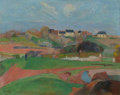 Krajina v Le Pouldu od Paul Gauguin