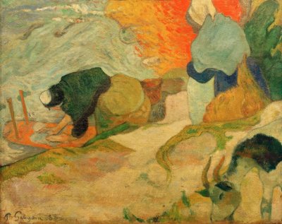 Podložky v Arles od Paul Gauguin
