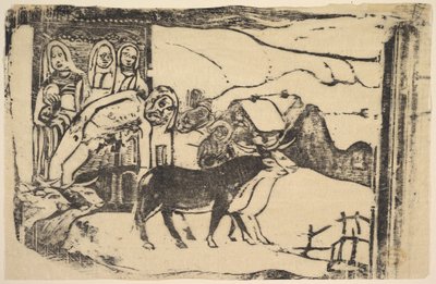 Bretaňská kalvárie, 1898-99. od Paul Gauguin