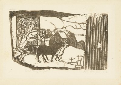 Bretaňská kalvárie, 1898-99 od Paul Gauguin