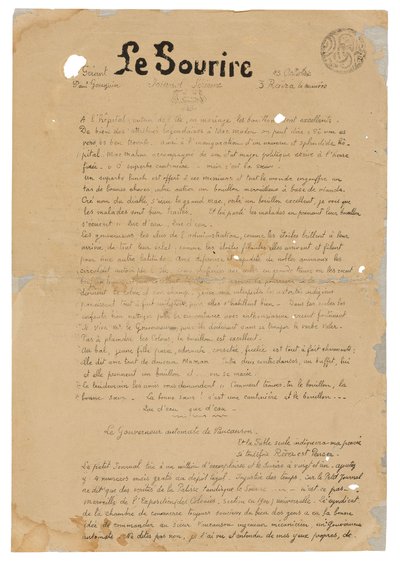 Le sourire: Journal sérieux, 13. října 1899 od Paul Gauguin