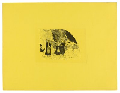 Dramata moře: Bretaň ze Suity Volpini od Paul Gauguin