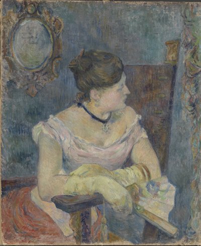 Madame Mette Gauguin ve večerních šatech, 1884. od Paul Gauguin