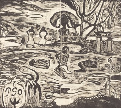 Mahana Atua Jídlo bohů, 18941895. od Paul Gauguin