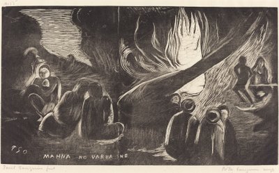 Mahna no Varua Ino (Ďábel mluví) od Paul Gauguin