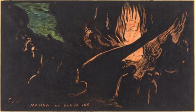 Mahna no Varua Ino (Ďábel mluví) od Paul Gauguin