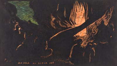 Mahna no Varua Ino The Devil Speaks, 18941895. od Paul Gauguin