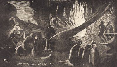 Mahna no Varua Ino The Devil Speaks, 18941895. od Paul Gauguin
