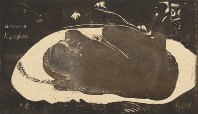 Manao Tupapau Ona je pronásledována duchem, 1893-1894. od Paul Gauguin