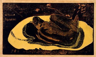 Manao Tupapau Sledování ducha mrtvých, 1893-1894. od Paul Gauguin