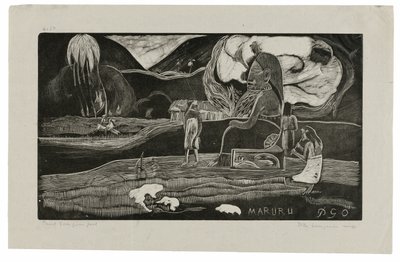 Maruru (Oběty vděčnosti), z Noa Noa Suite od Paul Gauguin