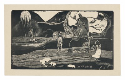 Maruru (Oběty vděčnosti), z Noa Noa Suite od Paul Gauguin