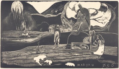 Maruru (děkuji) od Paul Gauguin