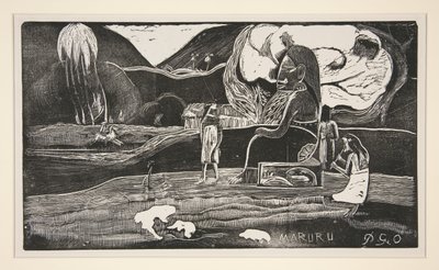 Maruru; Děkuji - Dar vděčnosti od Paul Gauguin