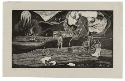 Maruru, Offerings of Gratitude, z Noa Noa, 1894 od Paul Gauguin