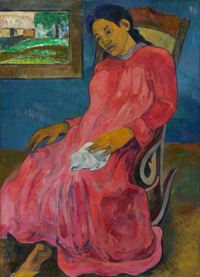 Tahitština:  Faaturuma Melancholic od Paul Gauguin