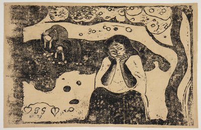 Lidská bída. od Paul Gauguin