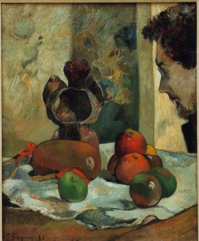 Zátiší s profilem Laval od Paul Gauguin