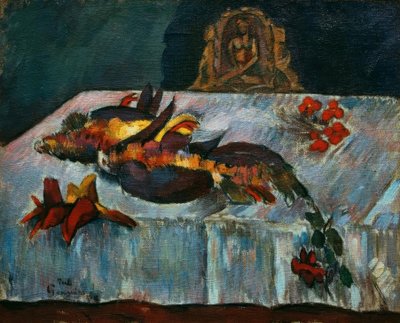 Zátiší s exotickými ptáky od Paul Gauguin