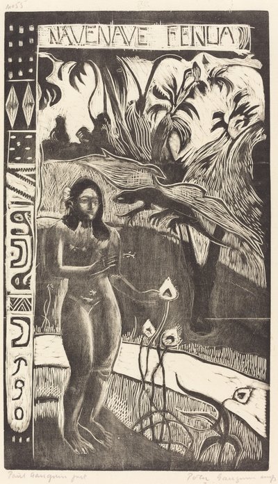 Nave Nave Fenua (Rozkošná země) od Paul Gauguin