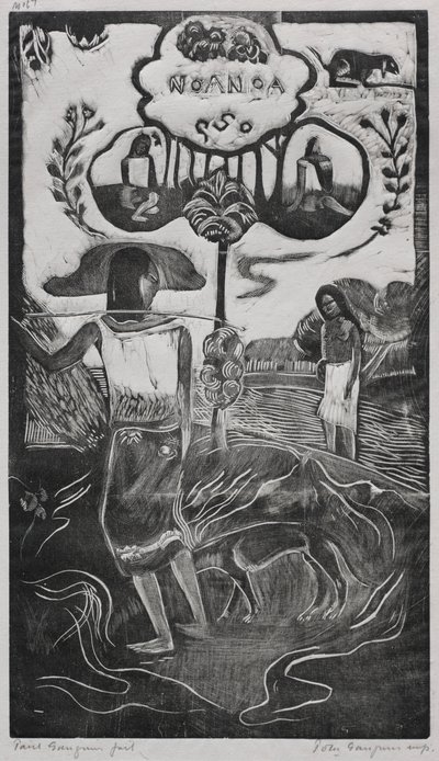 Noa Noa: Voňavá vůně Noa Noa, 1893 -94. od Paul Gauguin