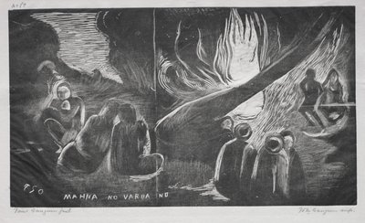 Noe Noe; Ďábel mluví (Mahna No Varua Ino) od Paul Gauguin