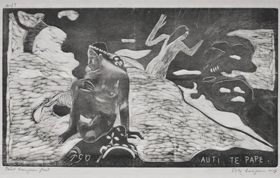 Noa Noa: Ženy u řeky Auti Te Pape, 1893-94. od Paul Gauguin