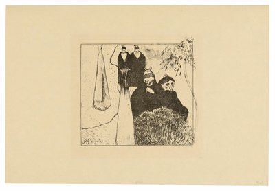 Staré ženy z Arles, z Volpini Suite od Paul Gauguin