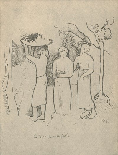 Na cestě k svátku, 1936 od Paul Gauguin