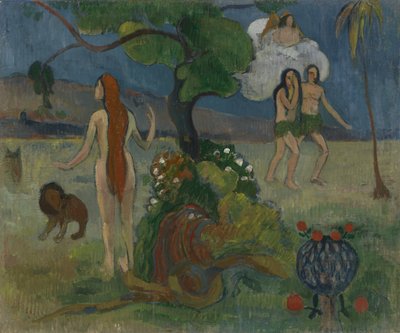 Ztracený ráj, kolem roku 1890 (olej na plátně) od Paul Gauguin