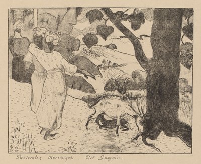 Martinique Pastorals od Paul Gauguin