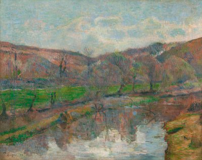 Bretaňská krajina od Paul Gauguin