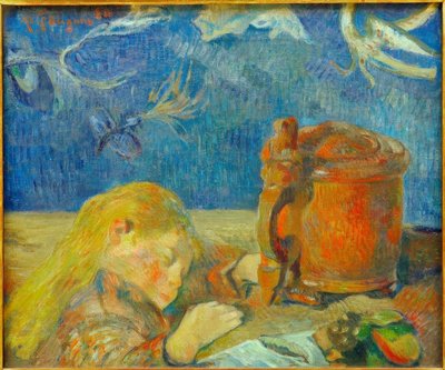 Portrét Clovise Gauguina (Spící dítě) od Paul Gauguin