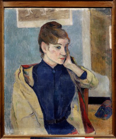 Portrét Madeleine Bernard Malba Paula Gauguina (1848-1903) 1888 Sun. 0,72 x 0,58 m. Grenoble. Muzeum výtvarných umění od Paul Gauguin