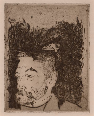 Portrét Stéphane Mallarmého od Paul Gauguin